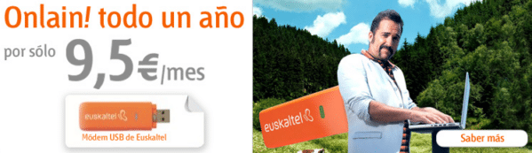 Promoción Internet móvil de Euskaltel