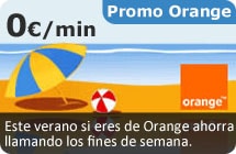 Promoción de verano Orange 2010: llamadas gratis los fines de semana