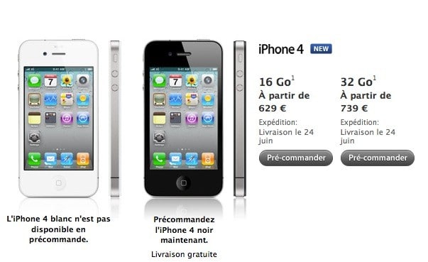 iPhone 4 Francia
