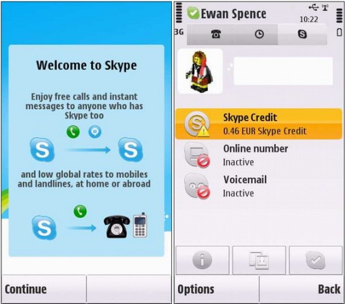 Skype Symbian 1.1