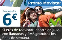 Promoción de verano 2010 de Movistar: llamadas y mensajes gratis los fines de semana