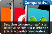 Comparativa de precios y tarifas del iPhone con Movistar, Orange y Vodafone