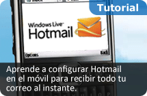 Cómo configurar Hotmail en un móvil con Exchange ActiveSync