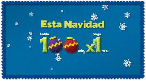Promoción Navidad 100x1 Movistar