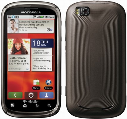 Motorola Cliq 2 trasera
