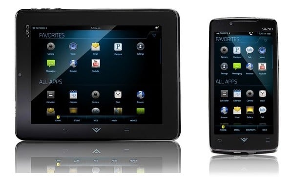 Vizio prepara Tablet y Móvil con Android #CES