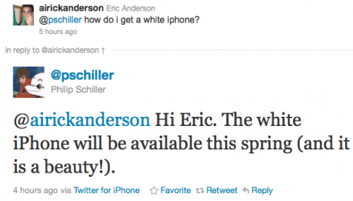 white iPhone phil schiller