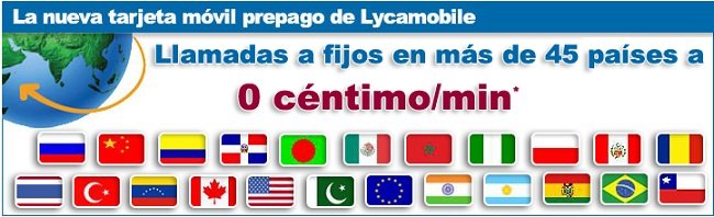 lycamobile 45 paises