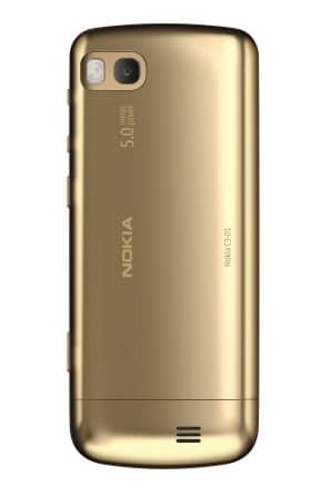 Nokia C3-01 trasera