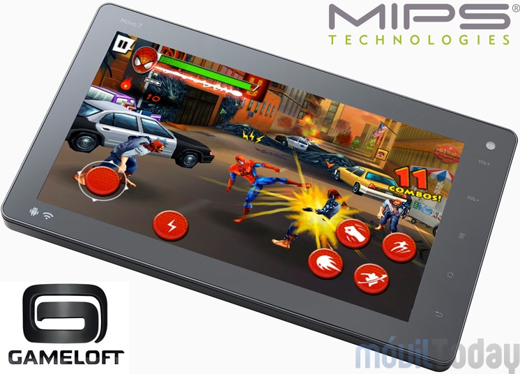 MIPS y GameLoft llevarán los juegos HD a las Tablets Android #CES2012