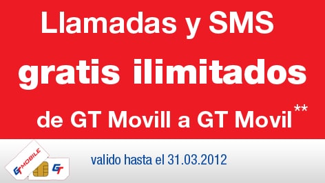 Llamadas gratis GT Mobile