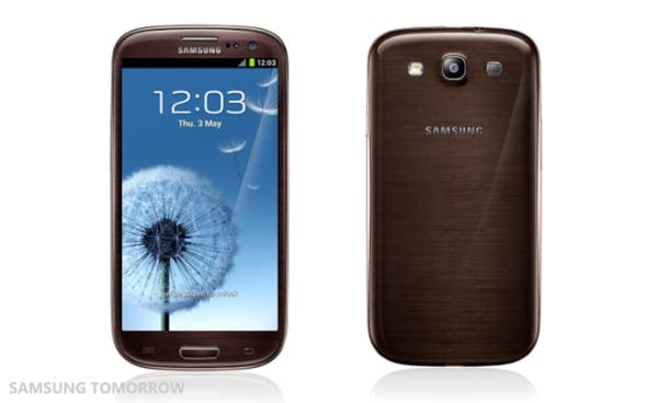 Samsung Galaxy S III marron