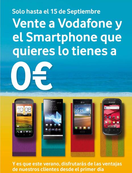 Vodafone móviles a 0 euros