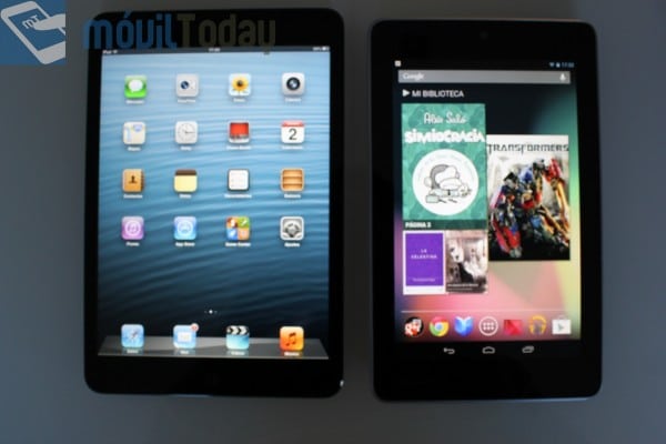 Comparativa iPad mini y Nexus 7