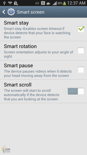 Samsung Galaxy S4 Smart funciones