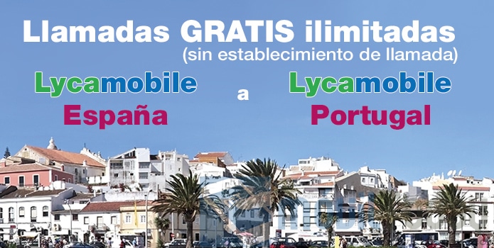 Llamadas gratis ilimitadas a LycaMobile Portugal