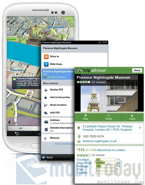 Sygic Places en Android