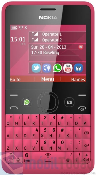 Nokia Asha 210 con WhatsApp