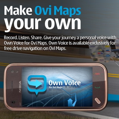 Nokia Ovi Maps con tu propia voz