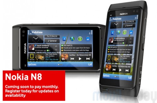 Nokia N8 con Vodafone próximamente - móvilToday