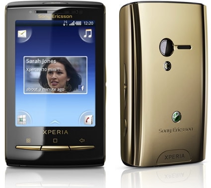 Sony Ericsson Xperia X10 mini Dorado