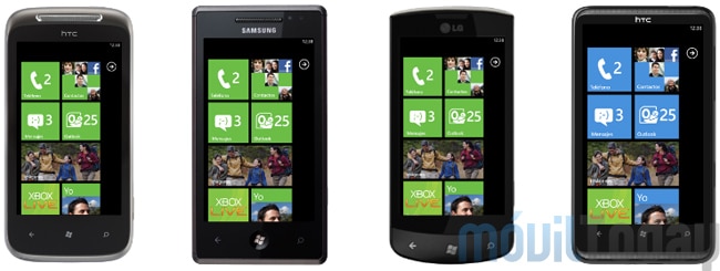 Móviles Windows Phone 7