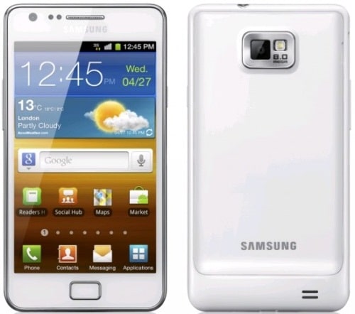 Samsung Galaxy S II blanco
