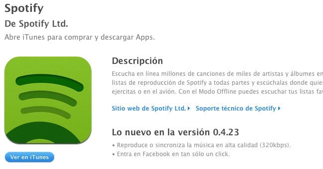 Spotify iOS