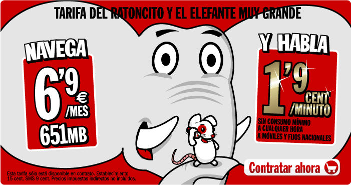 Ratoncito y elefante Pepephone 1,9