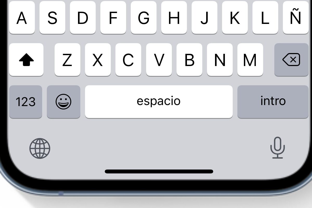 vibracion del teclado en iPhone