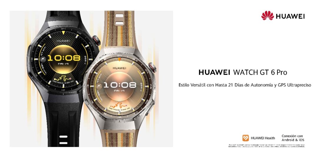 Huawei presenta el Watch GT 6 Series: el smartwatch con 21 días de autonomía y GPS de alta precisión
